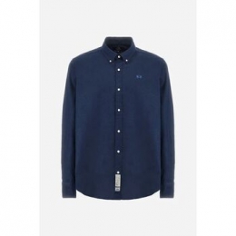 OverhemdLangeMouwLaMartinaMAC006TL141-07017NAVY