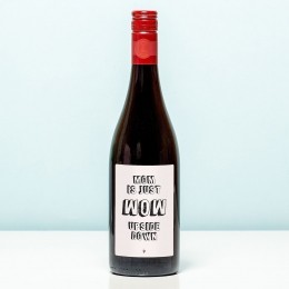 WijnflesMomiswowupsidedown-RoodMerlot