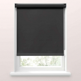 LeenBakker-FenstrRolgordijnVerduisterendAntraciet-60x190Cm-Polyester-Grijs