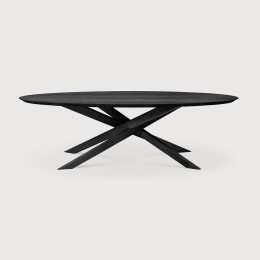 EthnicraftOvaleEettafelMikadoGevernistEikenhout267x138cm-Zwart-Ovaal