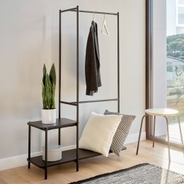KaveHomeKledingrekGalatia150x100cm-Zwart