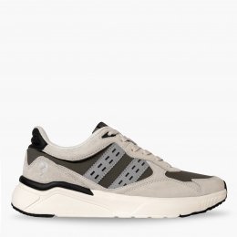 HerenSneakerKampenBeigeLegergroenZwart