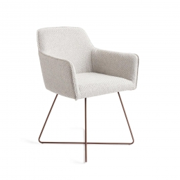 JesperHomeEetkamerstoelHofuCrossRoseGold-CheckersCharm