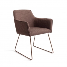 JesperHomeEetkamerstoelHofuSlideRoseGold-PottersClay