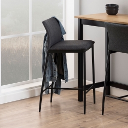 BendtBarstoelNunaStof-Grijszithoogte67cm