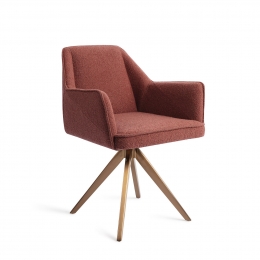 JesperHomeEetkamerstoelTomeTurnRoseDraaibaar-ShabbySaffron