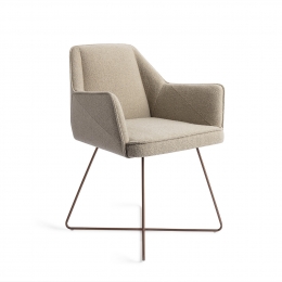 JesperHomeEetkamerstoelTomeCrossRose-GreatGreige