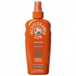 ZonverzorgingMediterraneoSunZonnebrandlotionDonkereTeintSPF30-Kokosnoot200m