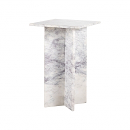 RichmondBijzettafelHolmesMarmer45x45cm-Wit-Vierkant