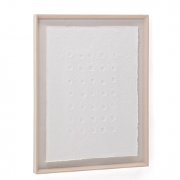 KaveHomeSchilderijOlvinGerecycledpapier93x73cm-Wit