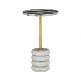 RichmondRondeBijzettafelIsoldeMarmer33cm-Grijs