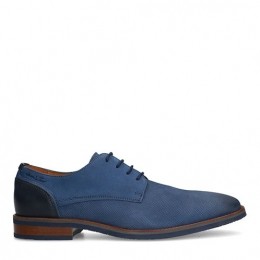 Blauwenubuckveterschoenen
