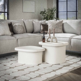 LifestyleFurnSalontafelChariOrganischSetvan2stuks57x44cm-Marmercomposiet-Japandi