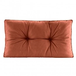 LeenBakker-LoungekussenFlorenceRug-Terracotta-73x43Cm-KatoenPolyester-RoodBruin