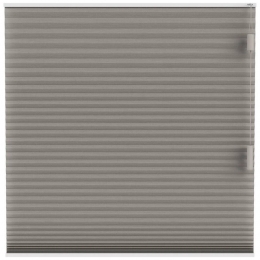 LeenBakker-FenstrPlissgordijnChicagoDubbel25mmLichtdoorlatend-30014-Polyester-Taupe-120x10x10Cm