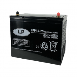 LandportLPLithiumaccuLFPV12-75LiFePo412volt75Ah960Wh