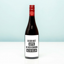 WijnflesIkbennietkoppig-RoodMerlot