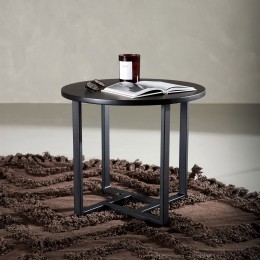 NohrRondeSalontafelDallin50cm-Zwart