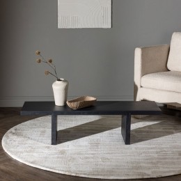 NohrSalontafelLyndaRubberhout120x38cm-Zwart-Japandi