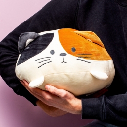 Kattenkussen-Witmetzwartenbruin
