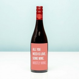 WijnflesAllyouneedislove-RoodMerlot