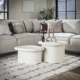 LifestyleFurnSalontafelChariOrganischSetvan2stuks57x44cm-Marmercomposiet-Japandi