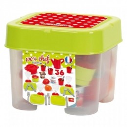 Servies36-DeligInOpbergkistEcoiffier100Chef