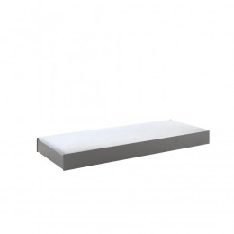 25korting-LeenBakker-VipackBedladerolbedLondon-Antraciet-178x938x198Cm-Melamine-Grijs