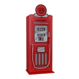 25korting-LeenBakker-VipackKledingkastBenzinepomp-1478x45x50Cm-MDF-Rood