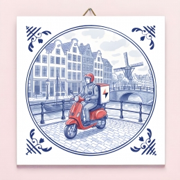 Tegeltjemaaltijdbezorger