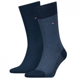 TommyHilfiger2stuksMenHerringboneSockActie