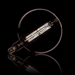 KooldraadlampBolXXL20cmLEDE278WSmokegreydimbaar-Smokegreyglas