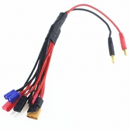 Multi-laadkabelTraxxasEC3TamiyaXT60JRFutabaDean