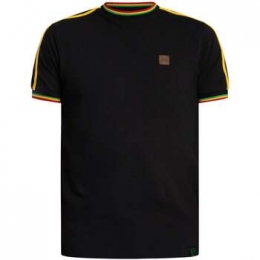 T-shirtKorteMouwTrojanDriekleurigpiquT-shirtmetpunt