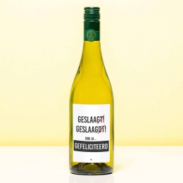 WijnflesGeslaagdt-WitSauvignonBlanc