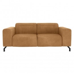 20korting-LeenBakker-BankOtis2-zits-Toffee-Microleer-Bruin-94x190x77Cm