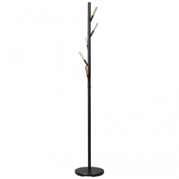 15korting-LeenBakker-StaandeKapstokStavanger-Metaal-Zwart-B176Cm