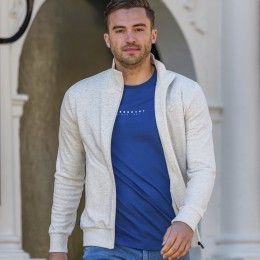 HerenSweatvestBloklandWitgrijs