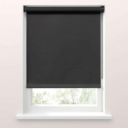 LeenBakker-FenstrRolgordijnVerduisterendAntraciet-60x190Cm-Polyester-Grijs