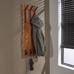 KapstokMelanie35cmbreedmet2x3haken-Massiefacacianaturel