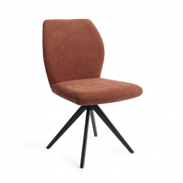 JesperHomeEetkamerstoelIkataTurnBlackDraaibaar-CosyCopper