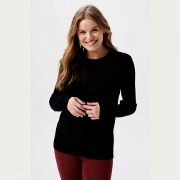ZwangerschapsjurkLongsleeveZanaBlack