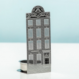 GrachtenpandWaxinelichthouder-HalveCirkelGevel