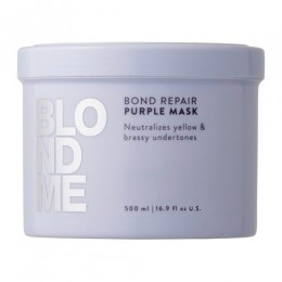 SchwarzkopfProfessionalBlondMeBondRepairPurpleMask500ml