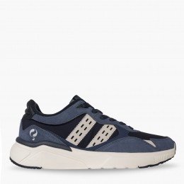 HerenSneakerKampenDenimblauwDonkerblauwOffWit