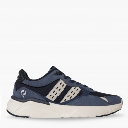 HerenSneakerKampenDenimblauwDonkerblauwOffWit