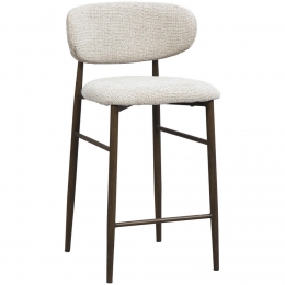 15korting-LeenBakker-BarkrukTibor-MetaalStof-Beige-50x44x91Cm