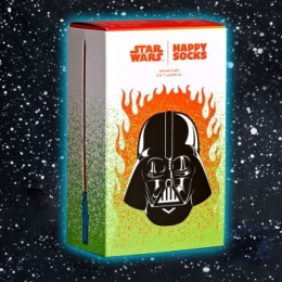Happysocks3stuksStarWarsYodaAndVaderGiftBoxActie