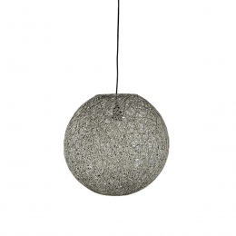 LABEL51hanglampTwistL45x45x45cm-GrijsZilver