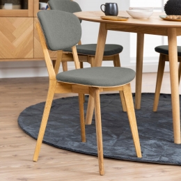 BendtEetkamerstoelKatoraeiken-Grijs